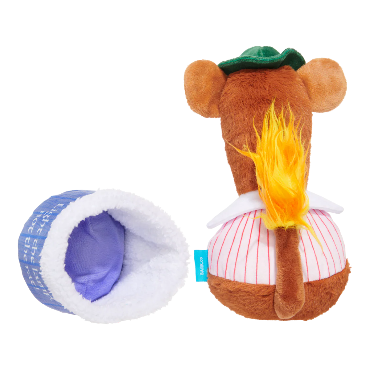 Lamplighter Rizzo the Rat Plush Multi-Part Dog Toy - Image 4