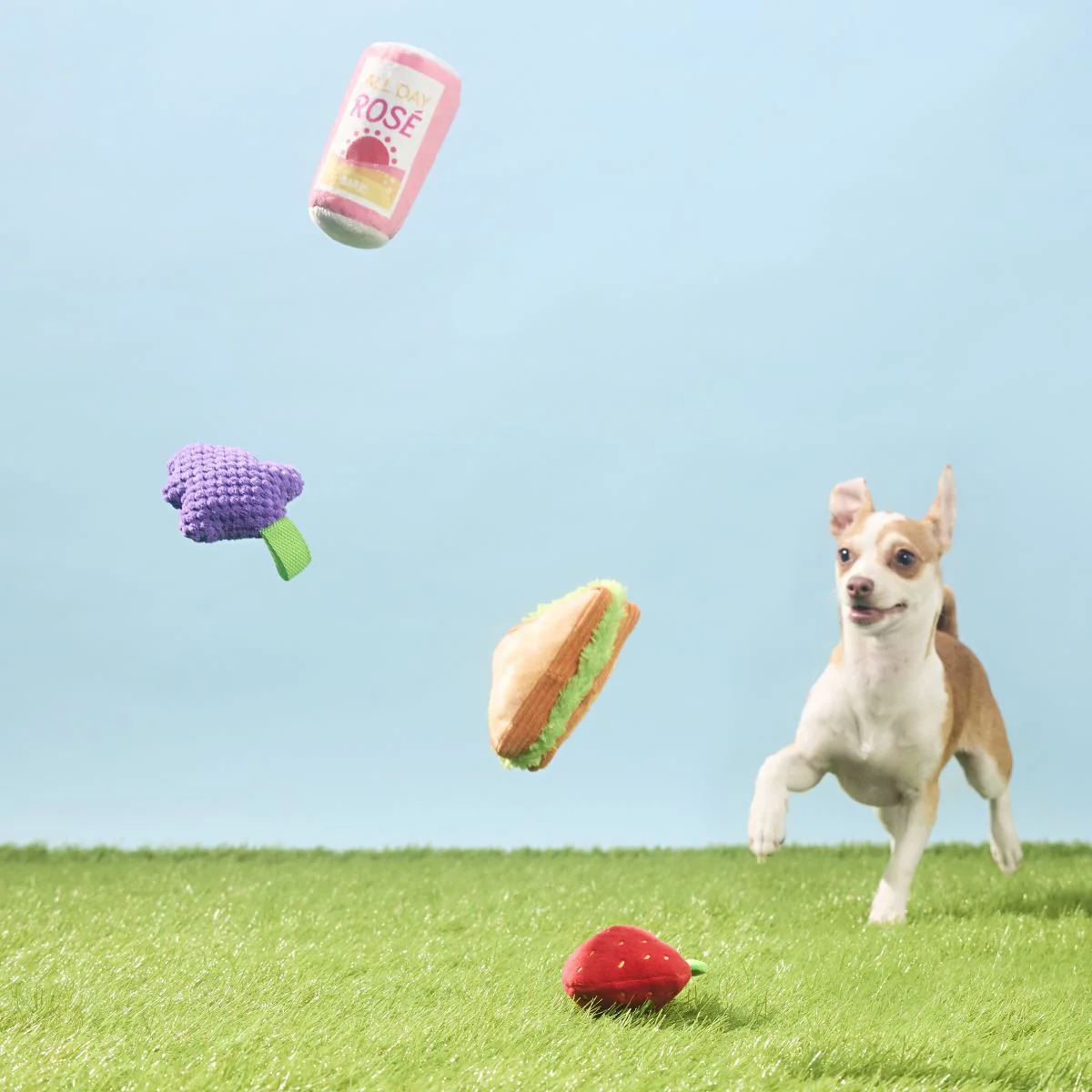 Licknic Pack Plush Multi-Part Tug Dog Toy - Image 4