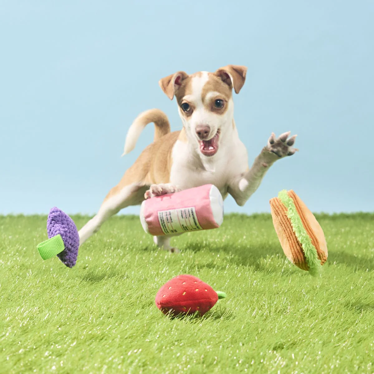 Licknic Pack Plush Multi-Part Tug Dog Toy - Image 5