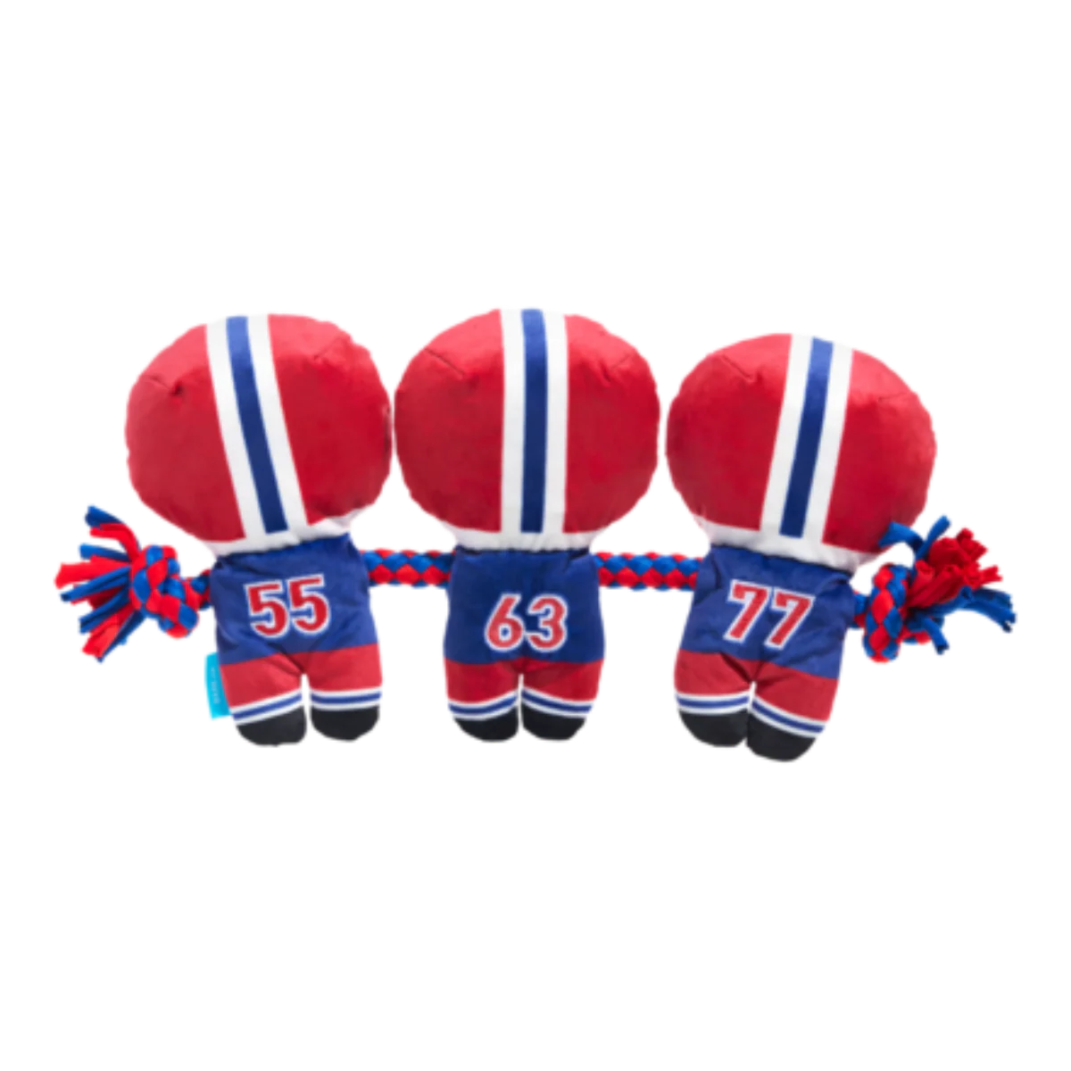Linebarkers Plush Tug Dog Toy - Image 2