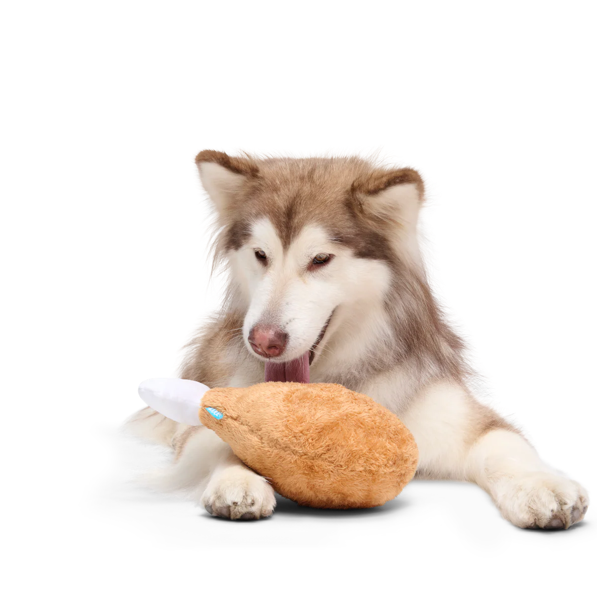 Mammoth Drumstick Plush Extra-Large Dog Toy - Image 5