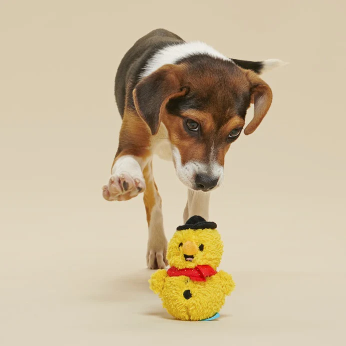 Mark the Yellow Snowman Plush Dog Toy - Image 6