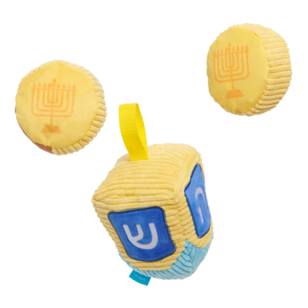 Mazel Toys Hanukkah Plush Multi-Part Dog Toy - Image 2