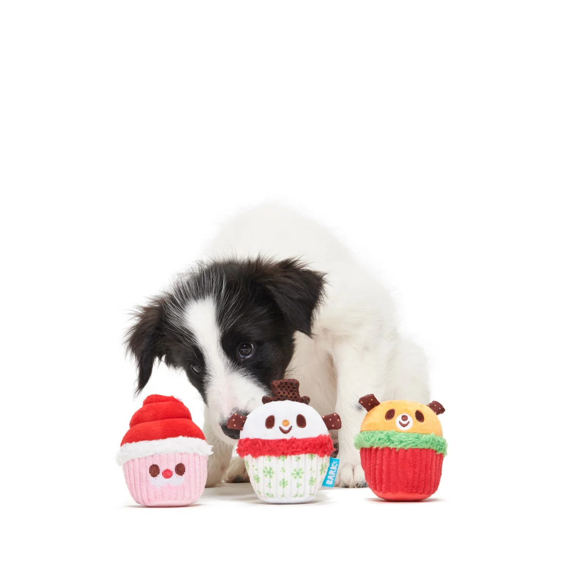 Merry Cupcakes Plush Multi-Part Dog Toy - Image 2