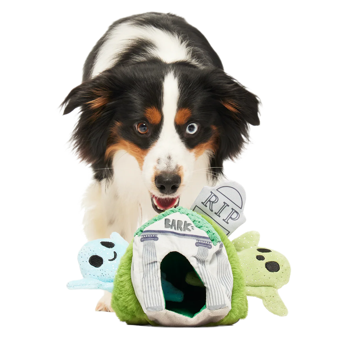 Now You See 'Em Mausoleum Plush Multi-Part + Enrichment Dog Toy - Image 3