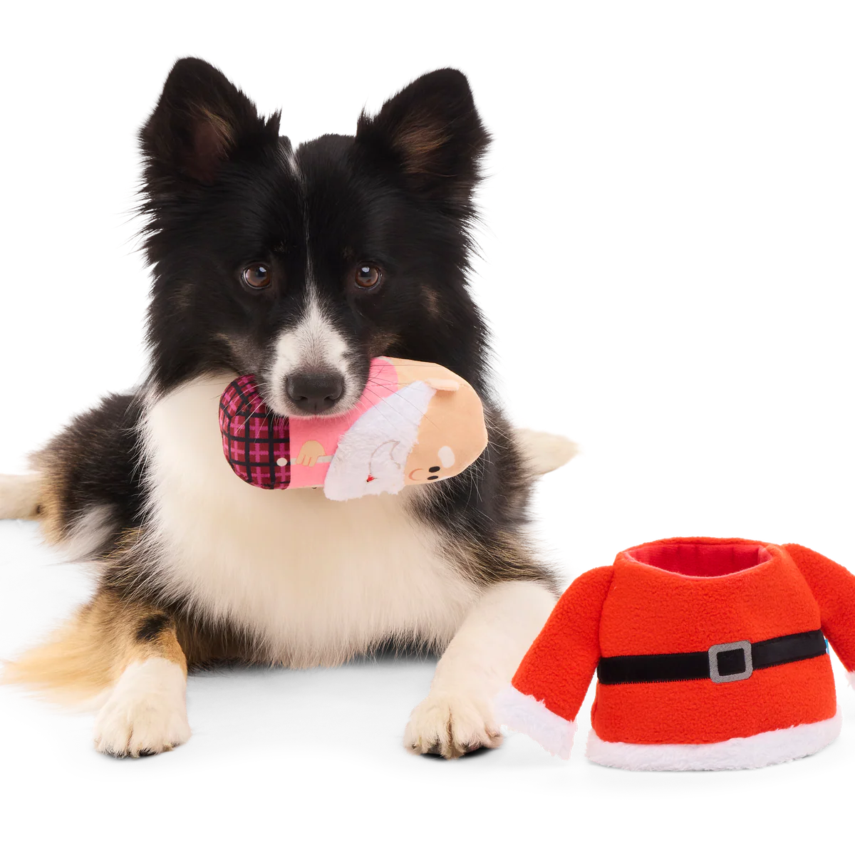 Ol' Kris Kringle™ Plush Multi-Part Dog Toy - Image 3
