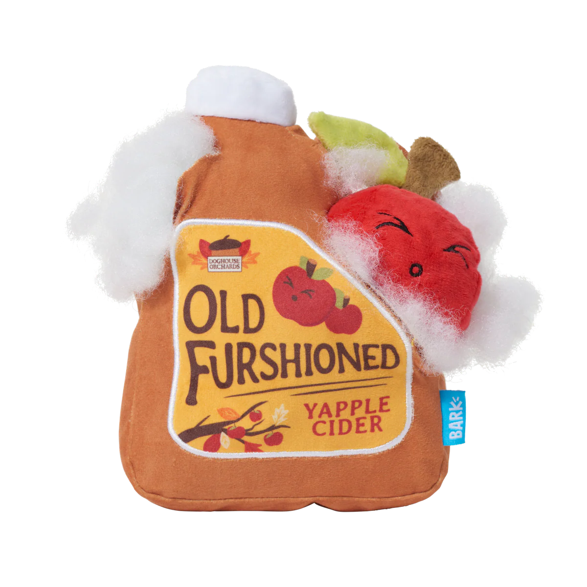 Old Furshioned Yapple cider Plush 2-in-1 Rip and Reveal Dog Toy - Image 5
