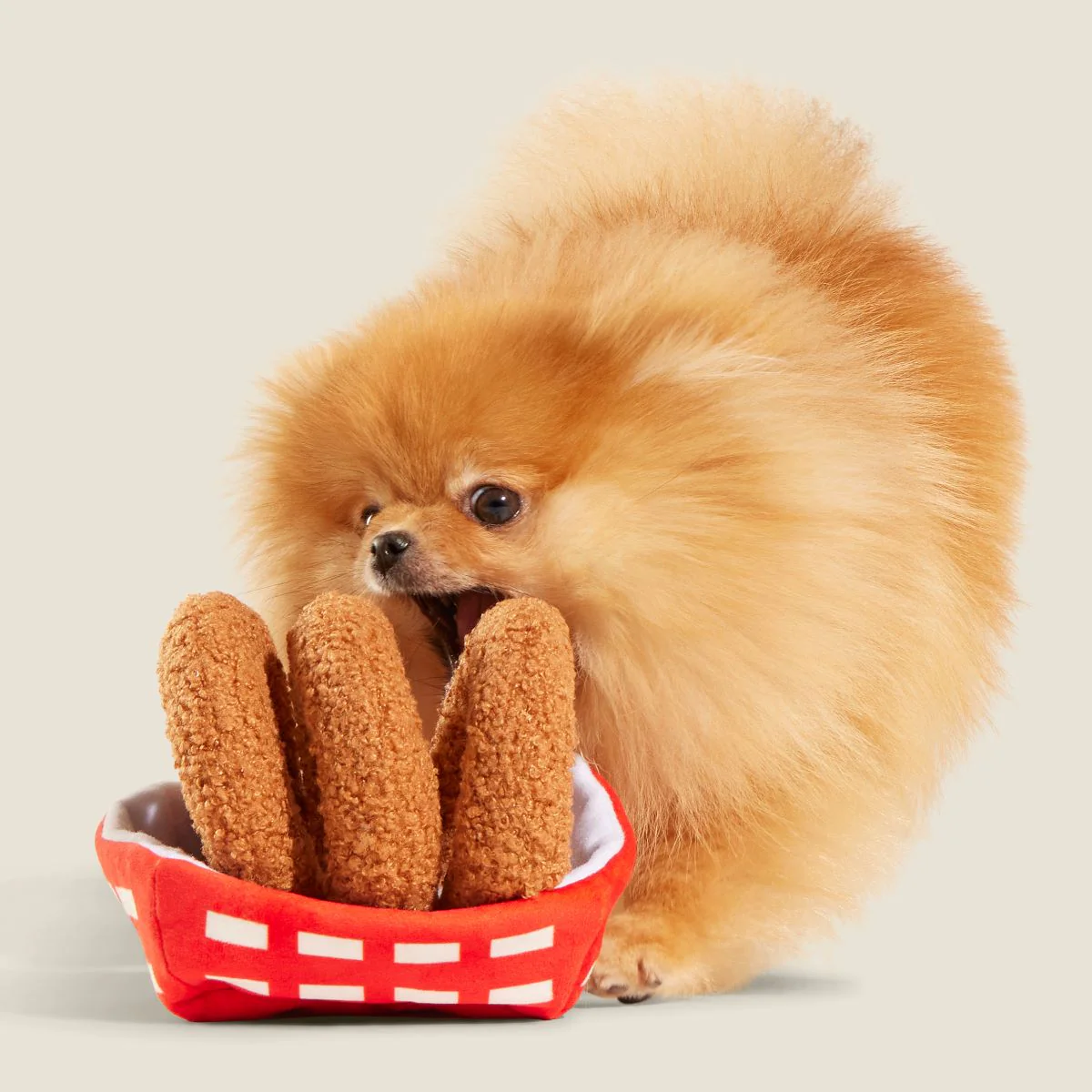 Onion Flings Plush Tug + Enrichment Dog Toy - Image 3