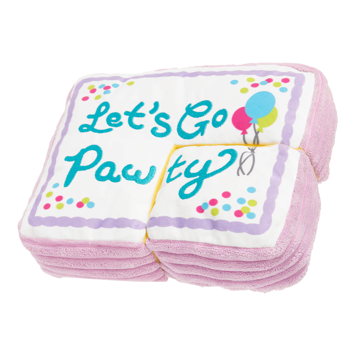 Piece Of Sheet Cake Plush Multi-Part Dog Toy - Image 4