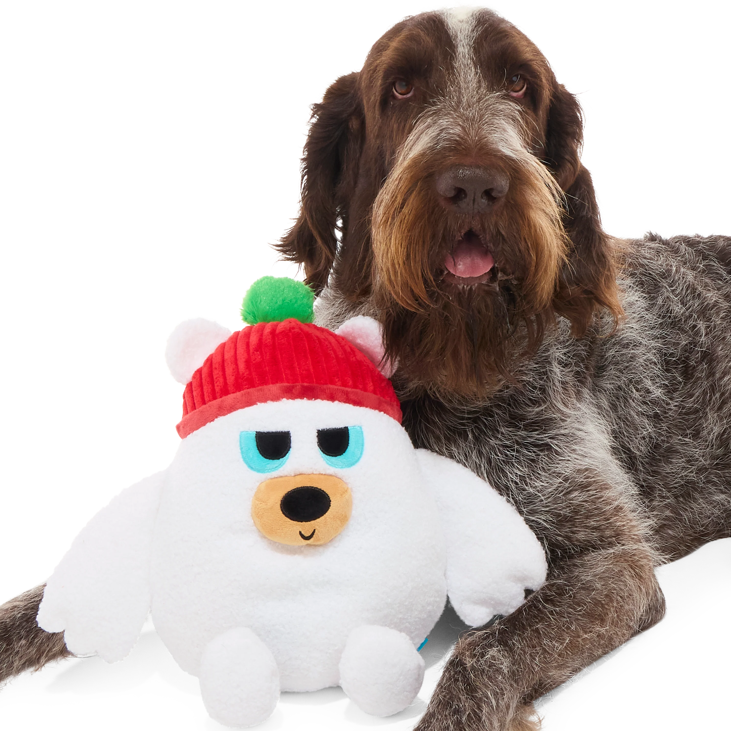 Polar Bear Vortex Plush 2-in-1 Rip and Reveal + Extra-Large Dog Toy - Image 2