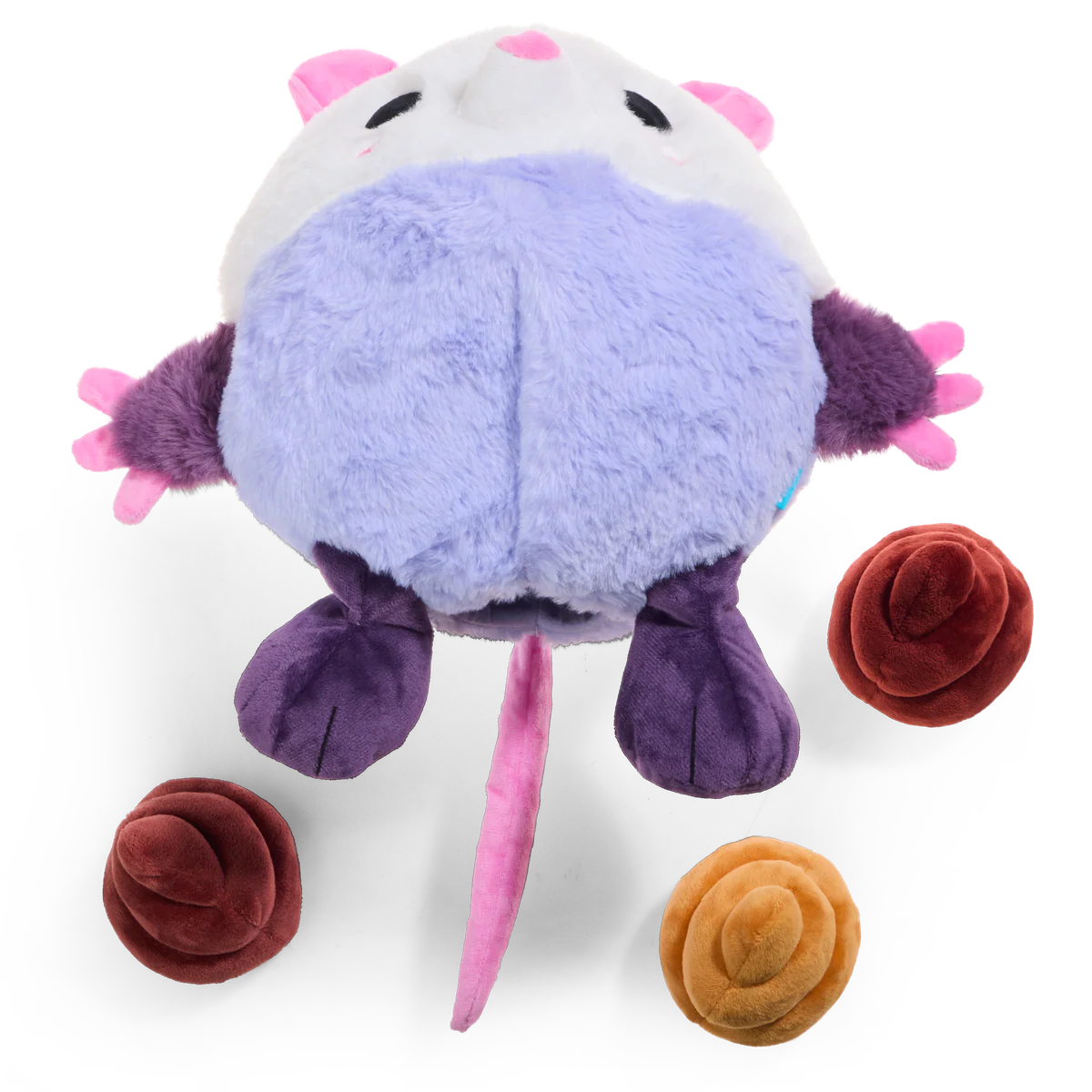 Poopers the Opossum Plush Extra-Large Multi-Part + Enrichment Dog Toy - Image 4