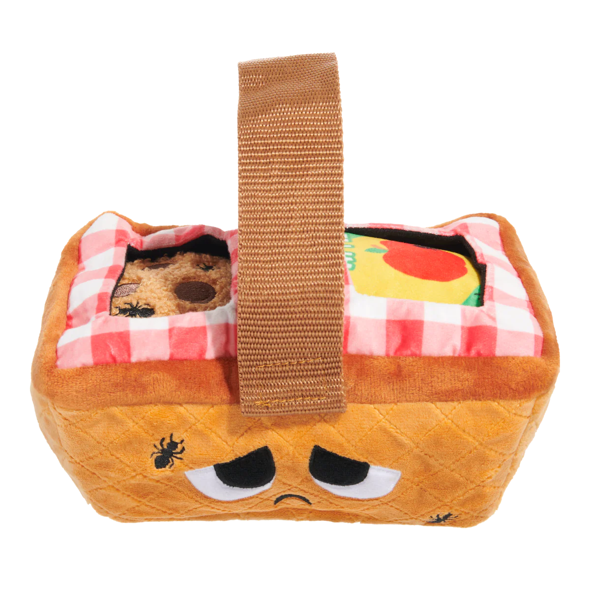 Quick Lick Picnic Plush Tug + Multi-Part + Enrichment Dog Toy - Image 9