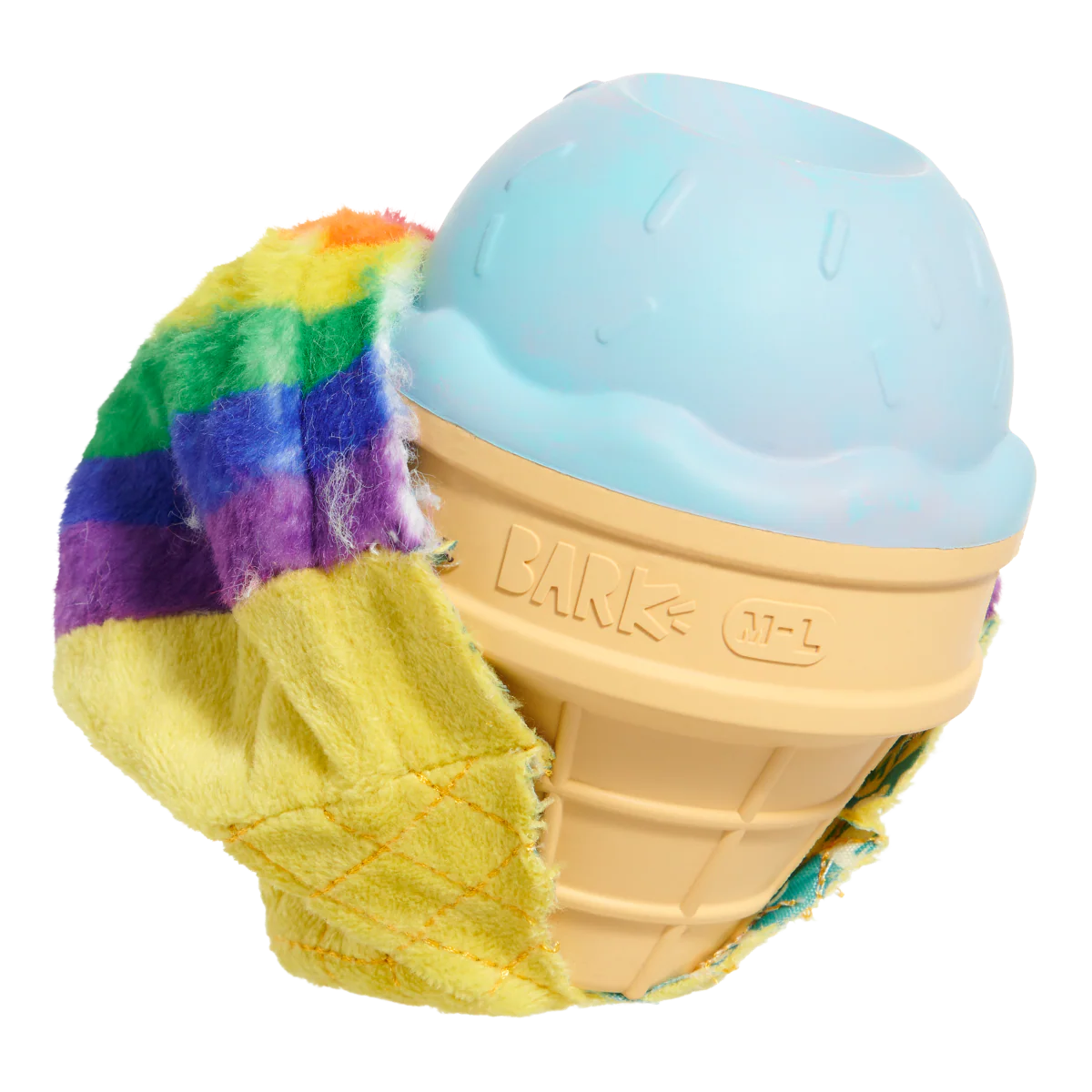 Rainbow-wow Sherbert Super Chewer Durable 2-in-1 Dog Toy - Image 6