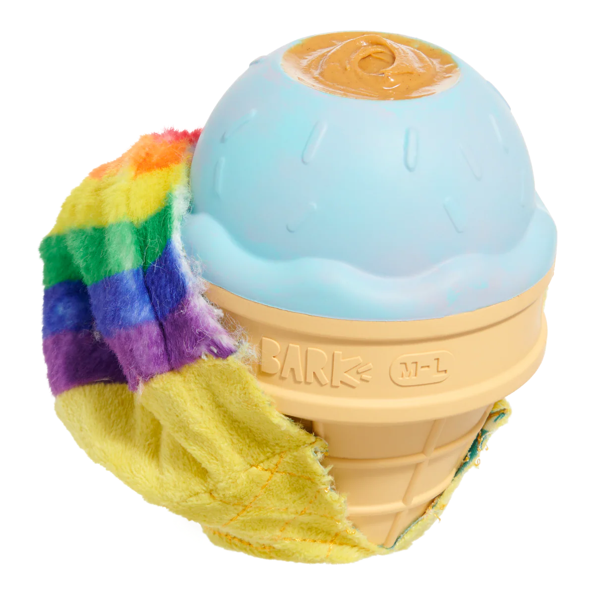 Rainbow-wow Sherbert Super Chewer Durable 2-in-1 Dog Toy - Image 7