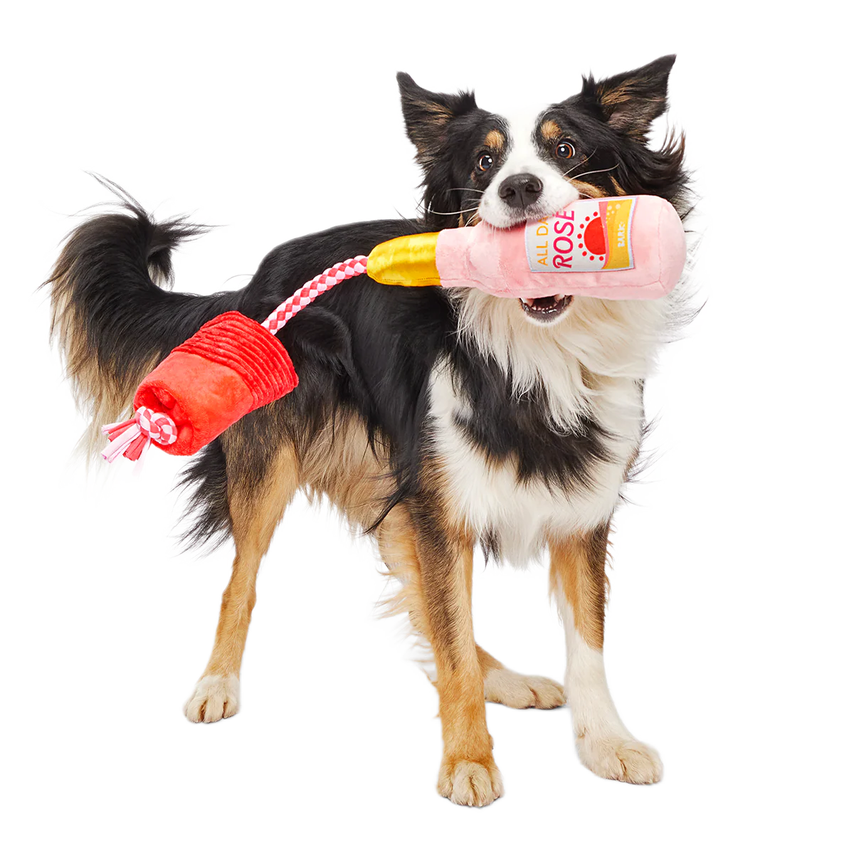 Red Cup Rosé Plush Tug Dog Toy - Image 2