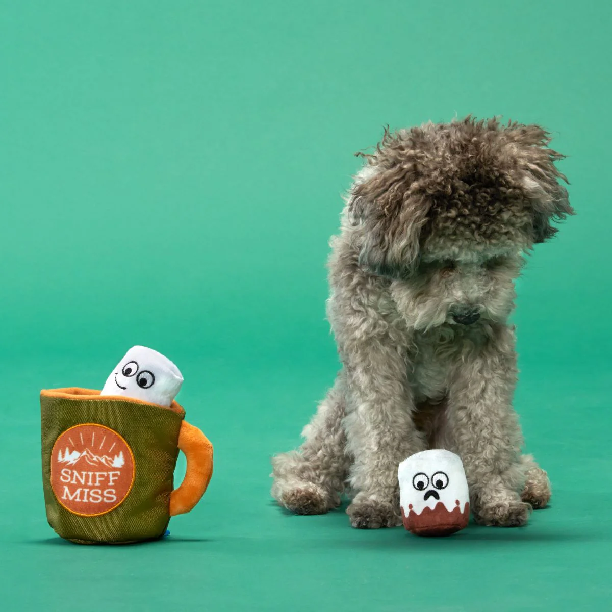 Ruffin It Mug Plush Multi-Part + Enrichment Dog Toy - Image 2