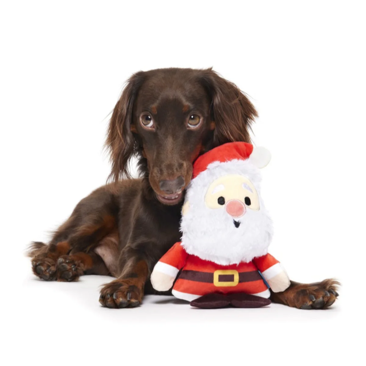 Santa Gnaws Plush Dog Toy - Image 2