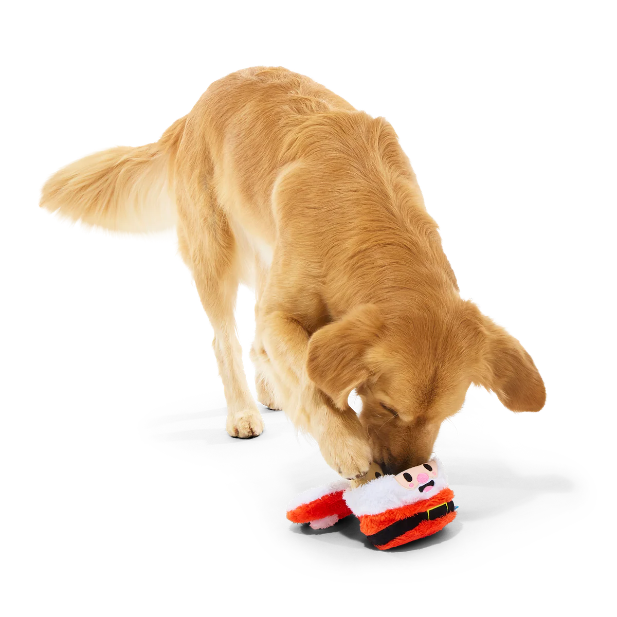 Santa's Jolly Cookie Jar Plush Multi-Part Dog Toy - Image 5