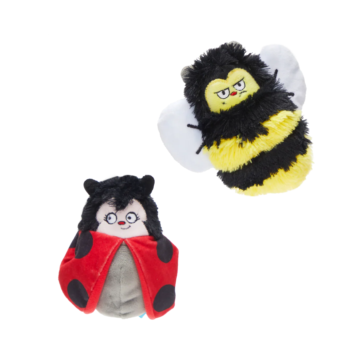 Simone & Jean-Paul The Love Bugs Plush Multi-Part + Fetch Dog Toy
