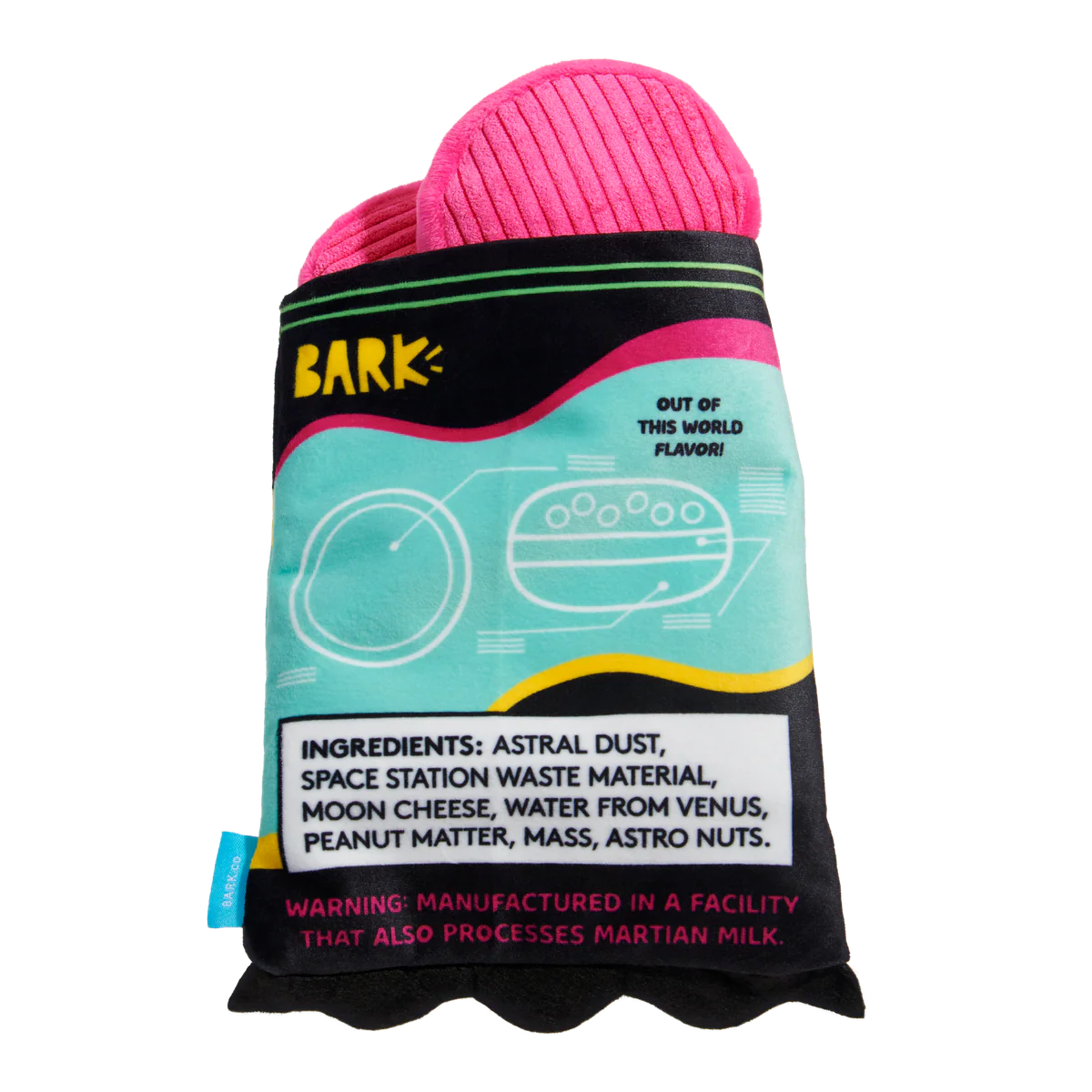 Space Yums! Plush Multi-Part + Enrichment + Fetch Dog Toy - Image 4