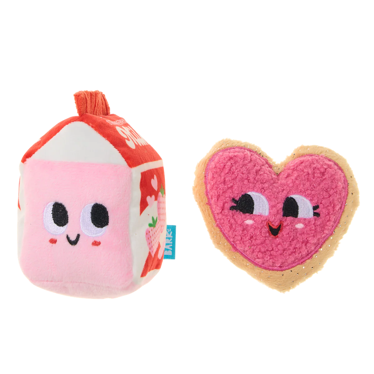 Squeak Heart Snack Plush Multi-Part Dog Toy - Image 3