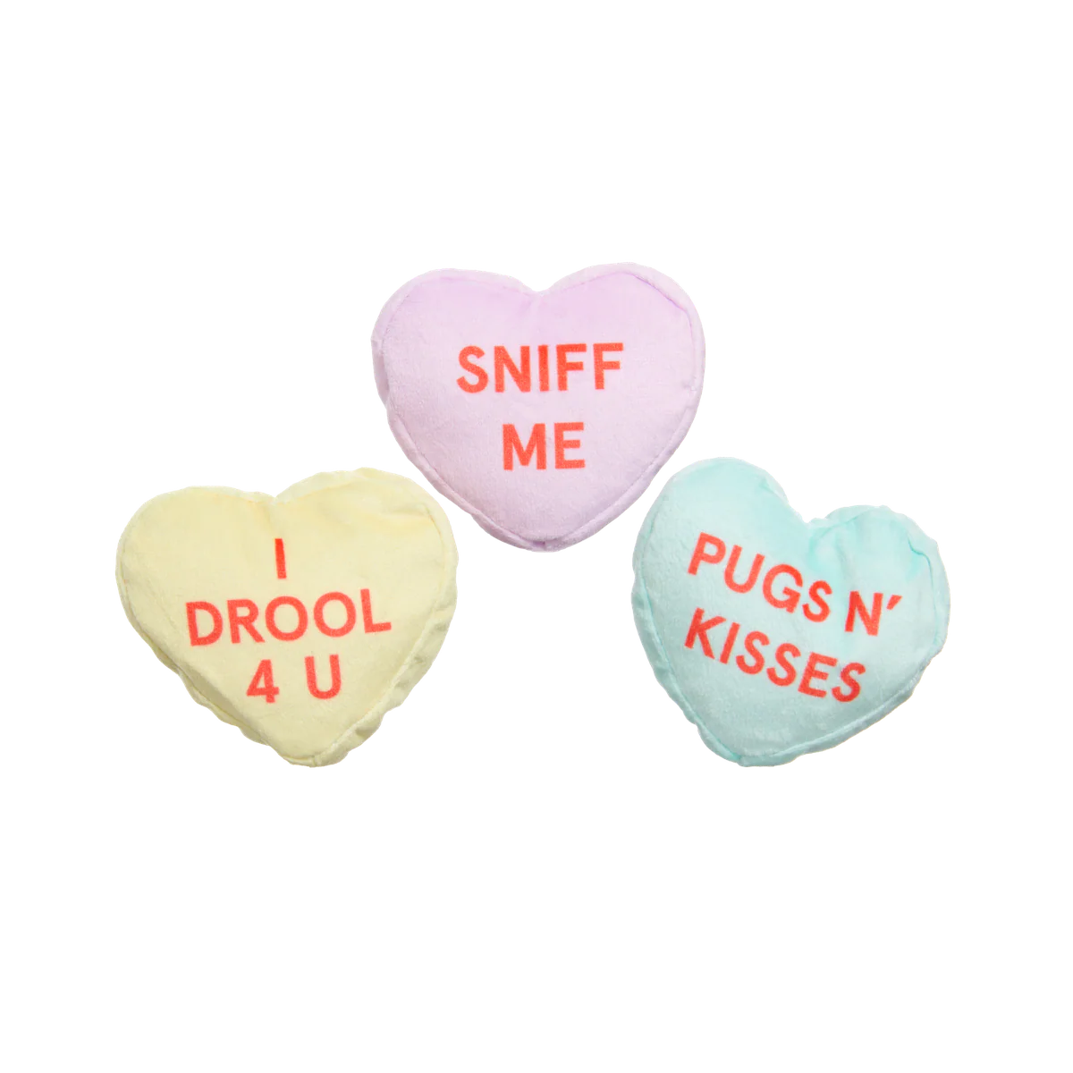 Squeak Hearts Plush Multi-Part + Enrichment Dog Toy - Image 6
