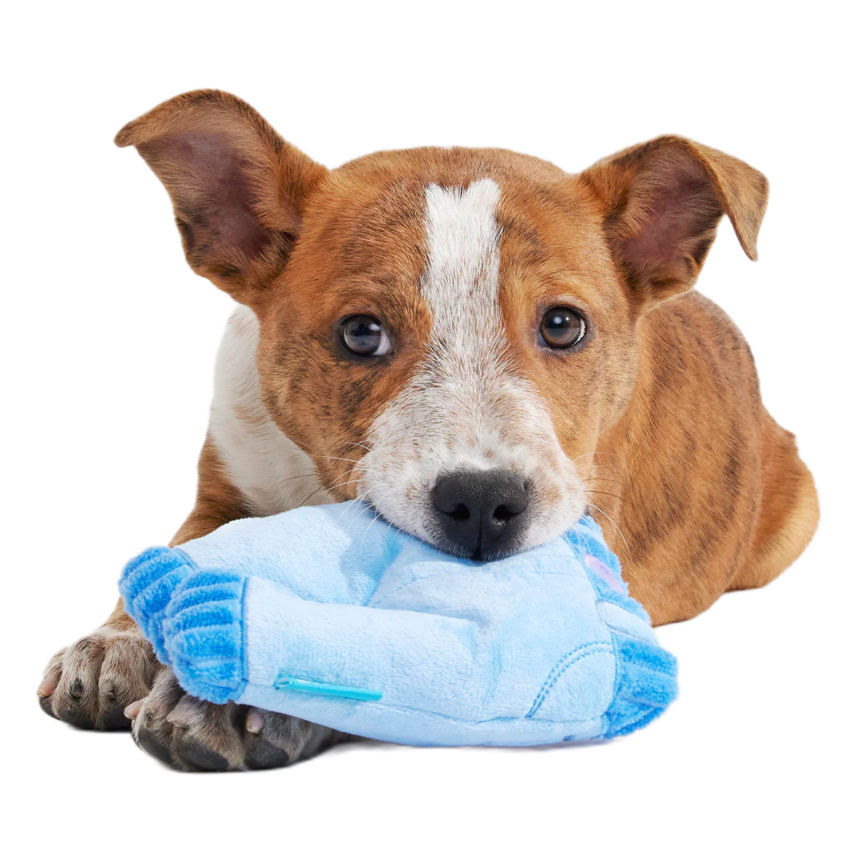 Squeaky Clean Mom Jeans Plush Tug Dog Toy - Image 3