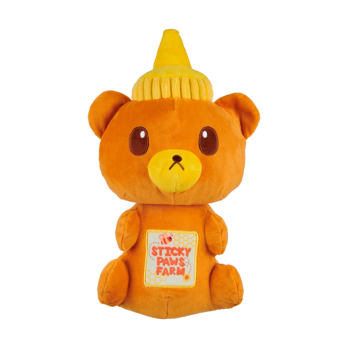 Sticky Paws Honey Bear Plush Extra-Large Dog Toy - Image 2