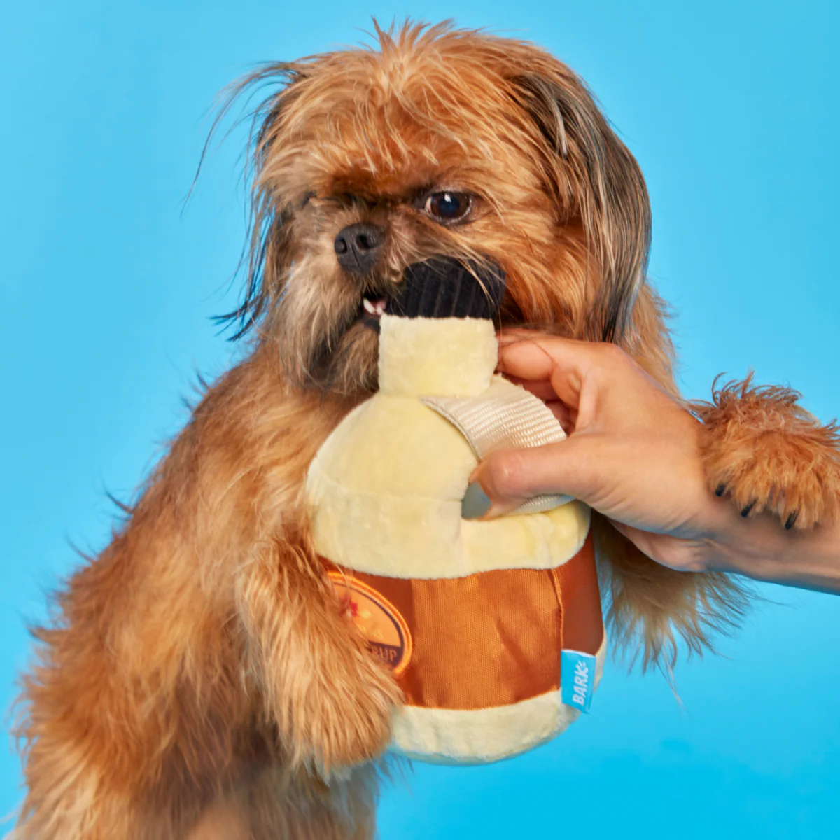 Sticky Paws Maple Syrup Plush 2-in-1 Rip and Reveal Dog Toy - Image 3