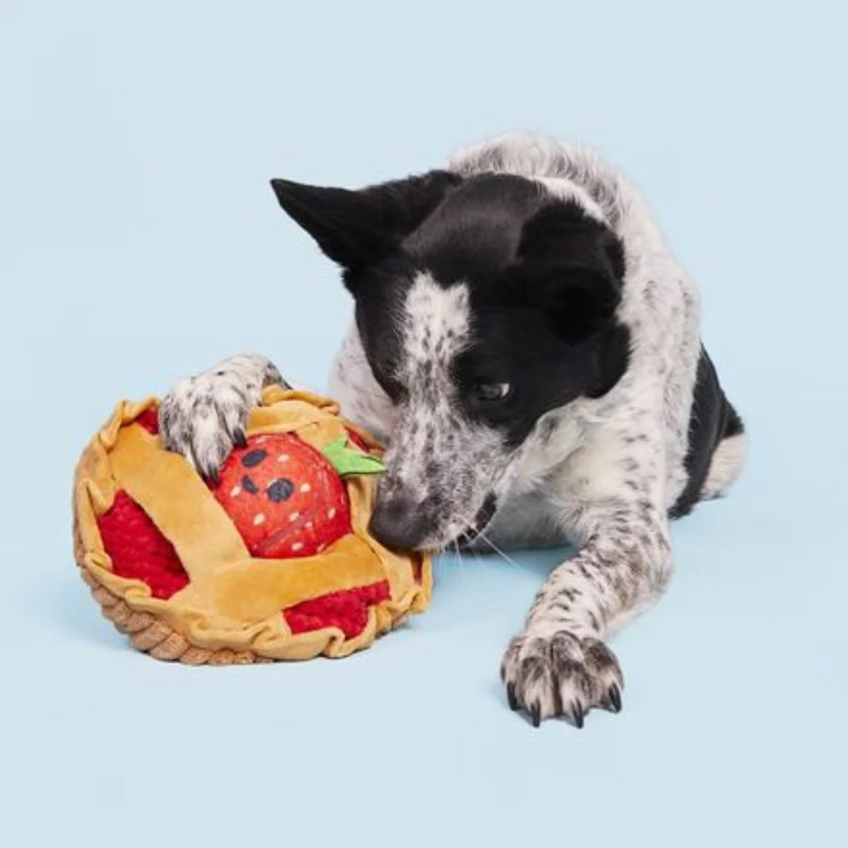 Strawberry Pie Plush Multi-Part + Enrichment Dog Toy - Image 4