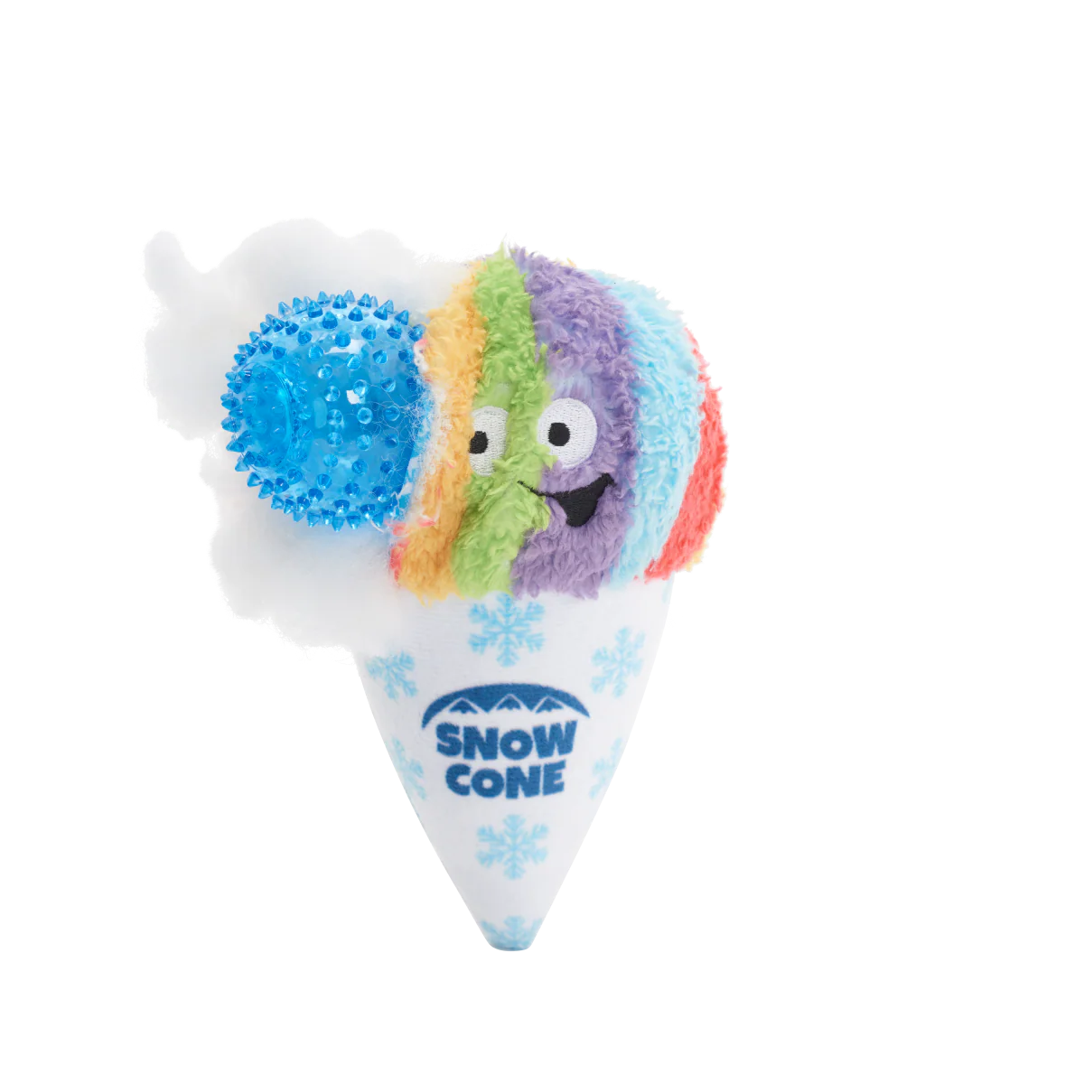 Throw Cone Plush 2-in-1 Fetch Dog Toy - Image 2