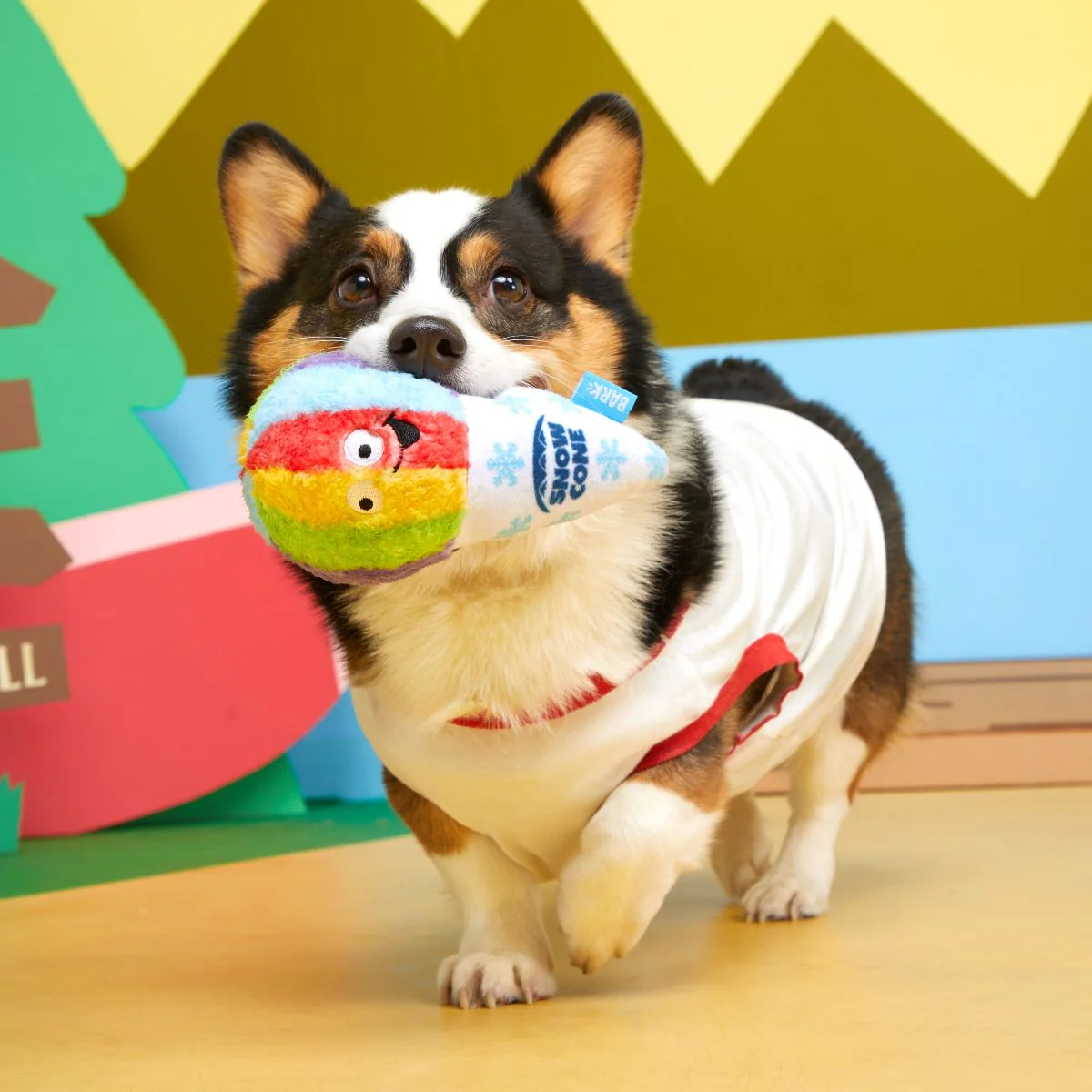 Throw Cone Plush 2-in-1 Fetch Dog Toy - Image 3