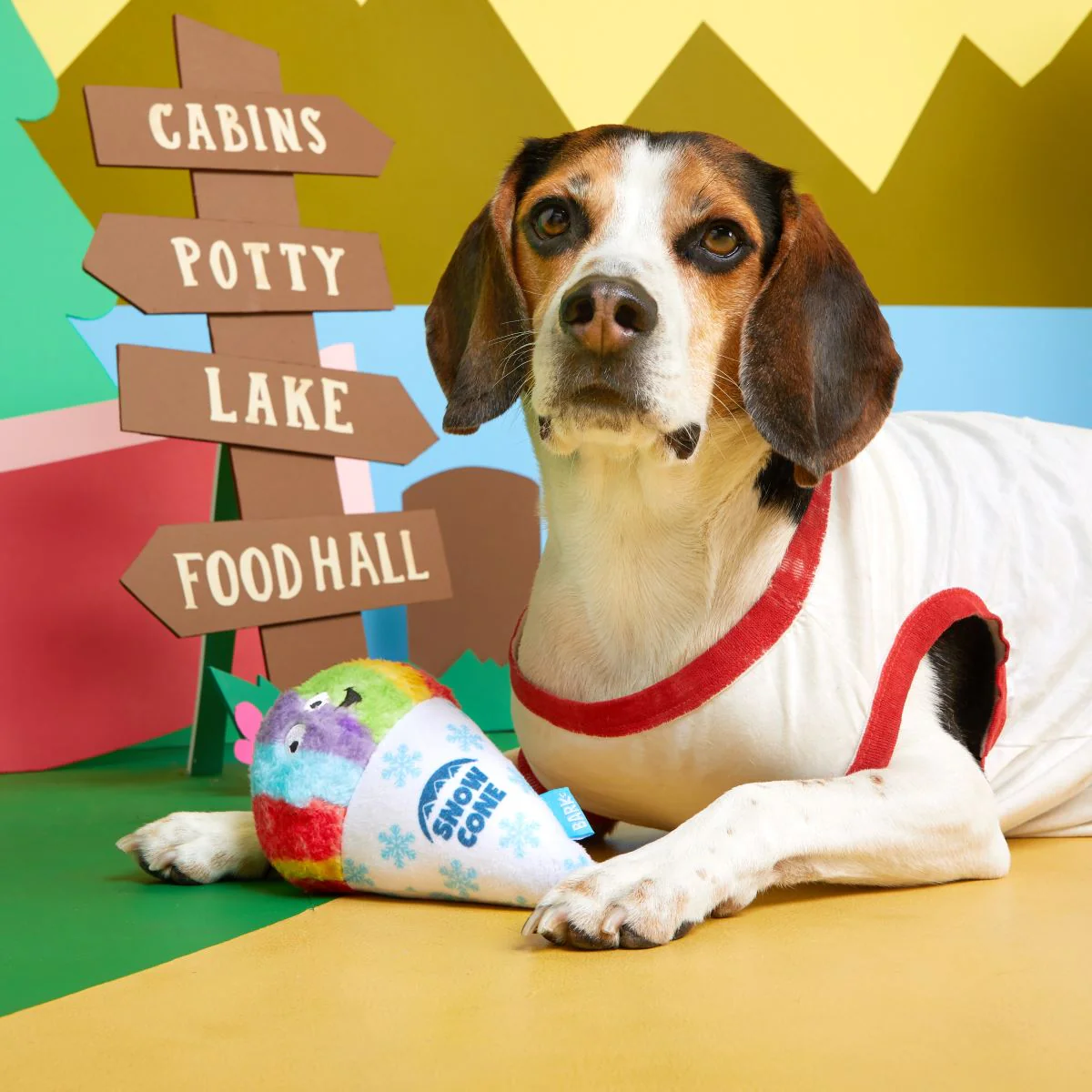 Throw Cone Plush 2-in-1 Fetch Dog Toy - Image 4