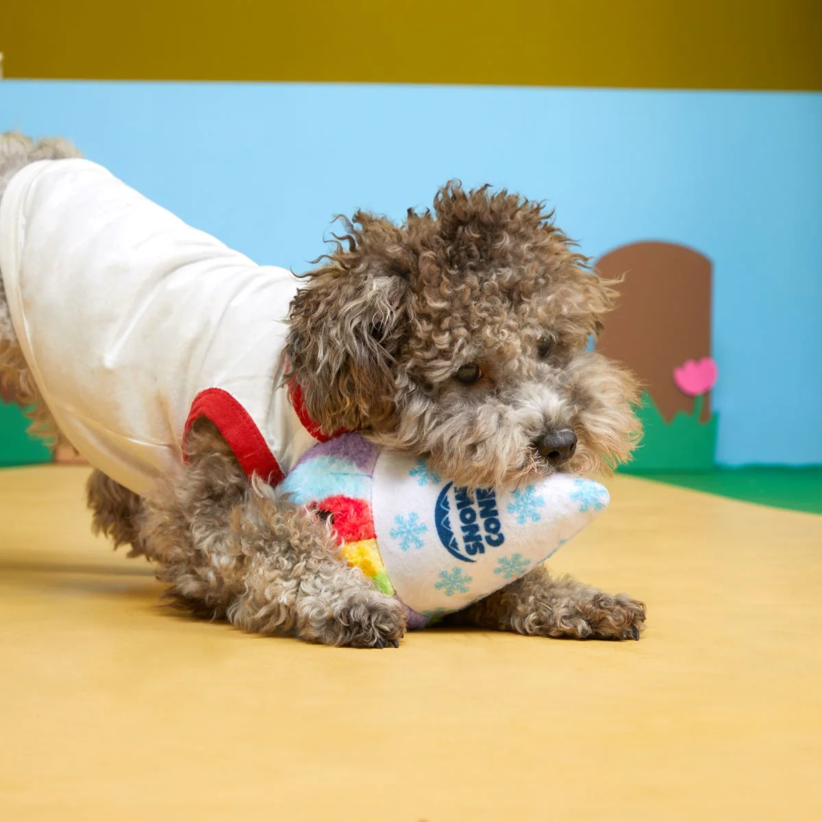 Throw Cone Plush 2-in-1 Fetch Dog Toy - Image 5
