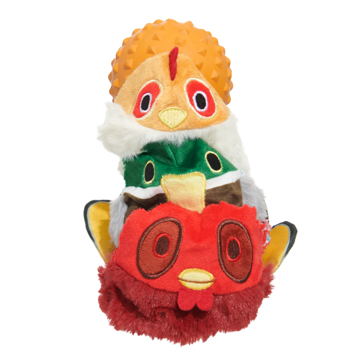 Tough Stuffed Turducken Durable Super Chewer 2-in-1 Rip and Reveal Dog Toy - Image 2
