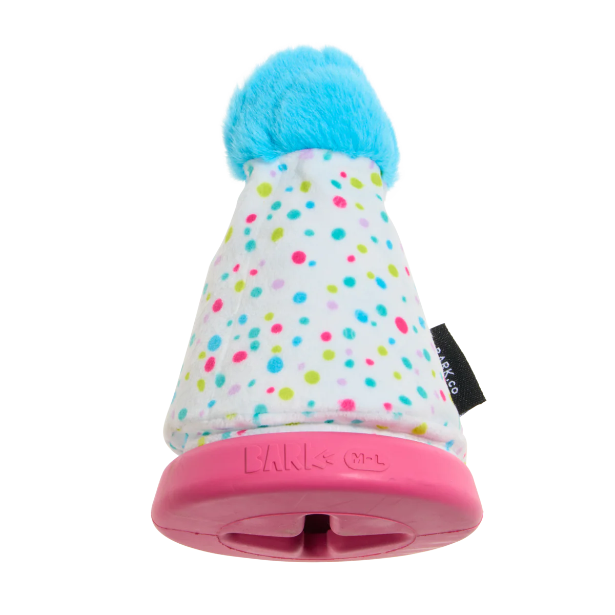 Treat Yourself Party Hat Durable Super Chewer Dog Toy - Image 3