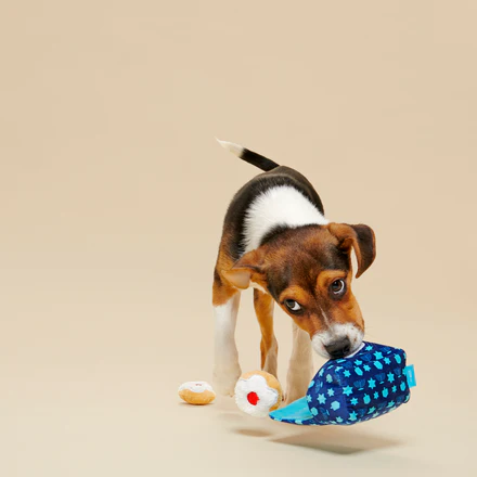Woofganiyot Hanukkah Plush Multi-Part + Enrichment Dog Toy - Image 5