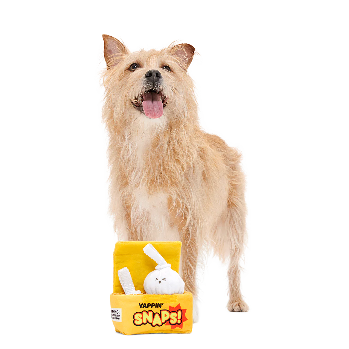 Yappy Snaps Plush Multi-Part Tug Dog Toy - Image 4